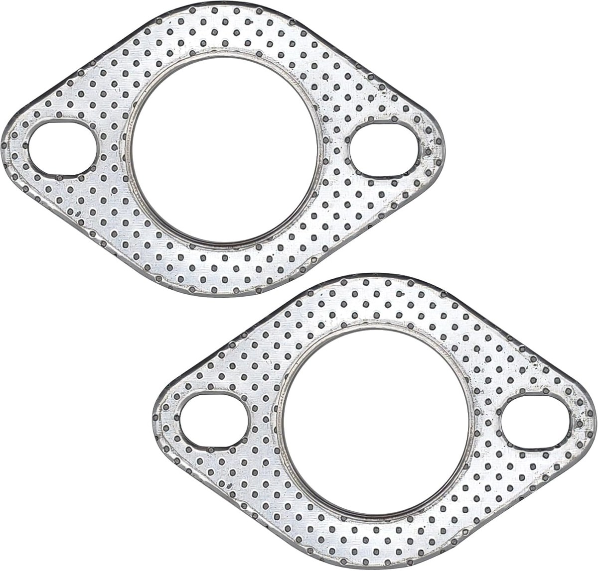 YGQ 2-Bolt Graphite Exhaust Flange Gaskets with Fire Ring