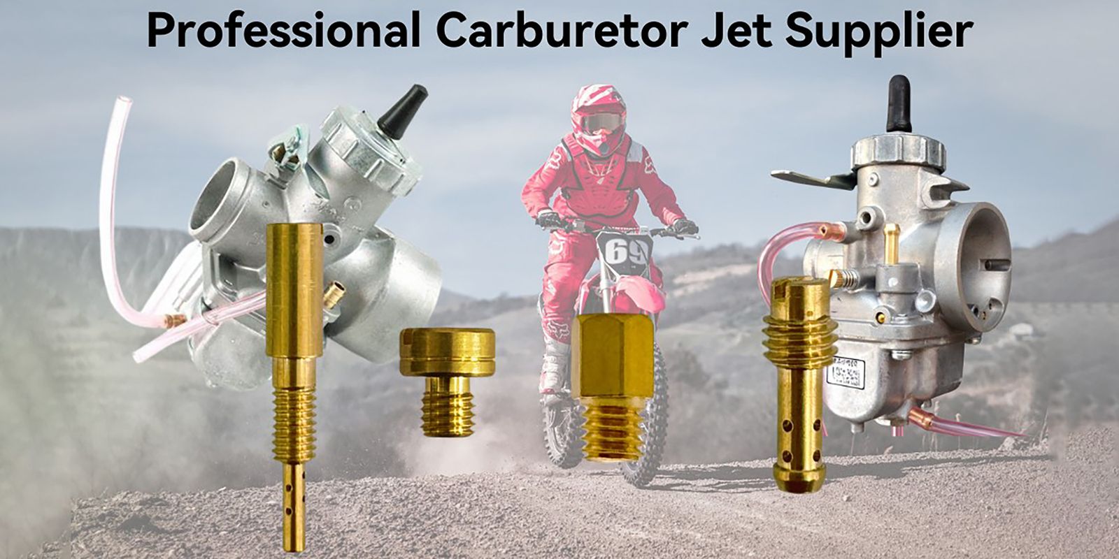 Carburetor jets and a Huayi carburetor